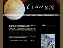 Tablet Screenshot of crawfordetchedglass.com